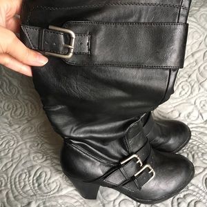 Black Slouchy Boots